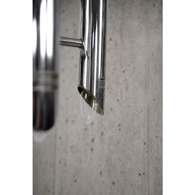 1960s Mid-Century Italian Modern Space Age Chrome Floor Lamp, 1960s For Sale - Image 5 of 15