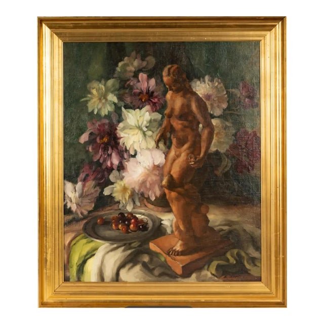 Original German School Still Life Oil Painting For Sale