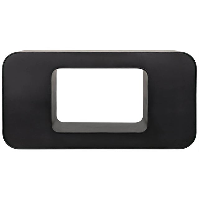 Contemporary Shylock Console, Black Metal For Sale - Image 3 of 10