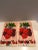 Textile Mid Century Pure Linen Radish Kitchen Towels For Sale - Image 7 of 7