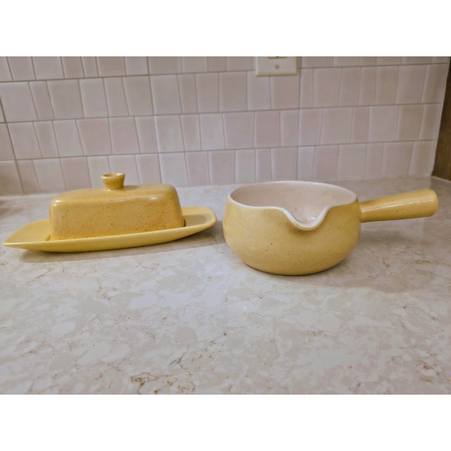 Metlock Pottery Vintage Mid-Century Modern Metlock Poppy Trail, Tempo, Set of 9 For Sale - Image 4 of 16