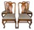 Late 20th Century Queen Anne Style Dining Chairs, Set of Four For Sale