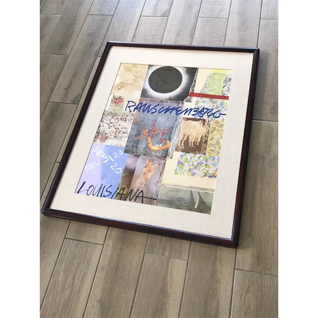 Robert Rauschenberg After Robert Rauschenberg Exhibition Print, Denmark 1980, Framed For Sale - Image 4 of 7