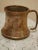 Antique Solid Cooper Hand-Hammered and Etched Mug With a Handle For Sale In Palm Springs - Image 6 of 9