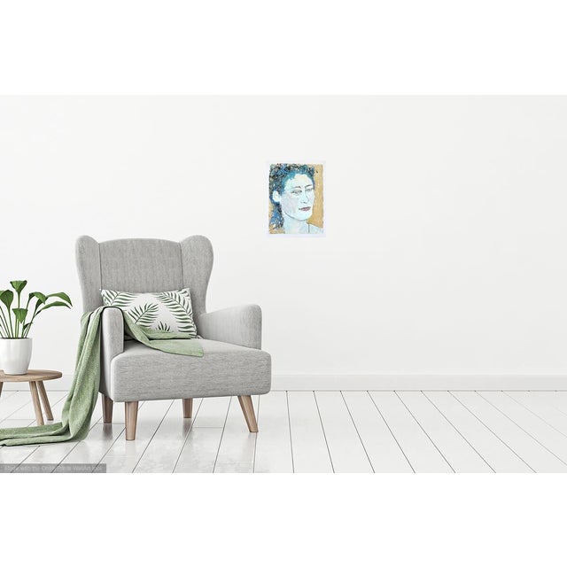 Martha Holden "Portrait of a Woman" Contemporary Painting For Sale In Los Angeles - Image 6 of 6