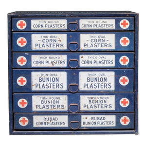 Antique Johnson & Johnson Corn and Bunion Plasters Drug Store Display c.1910