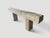 Cream Andrianna Shamaris Monumental Bleached Teak Wood Console Table For Sale - Image 8 of 18