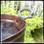 Vintage Copper Hammered Basin French Country Basin Planter With Steel Handles For Sale In Columbus - Image 6 of 11