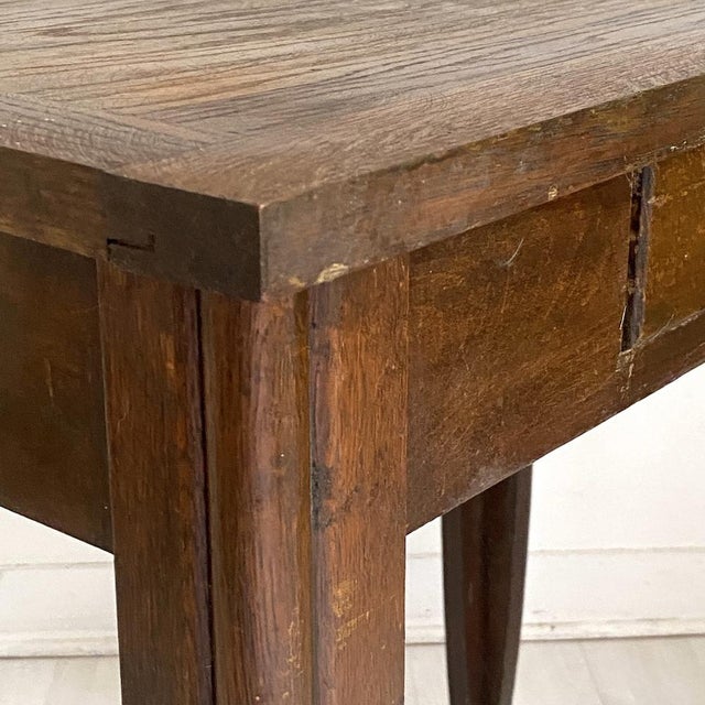 Small Vintage Desk in Wood, 1950s For Sale - Image 10 of 12