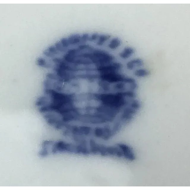 White Antique Dragon Design Porcelain Plates - Set of 3 For Sale - Image 8 of 9