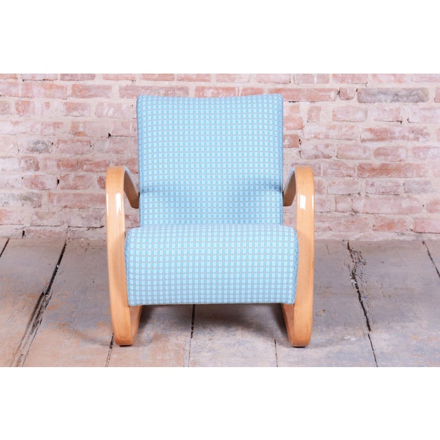 Wood Czech Art Deco H-269 Armchair by J. Halabala for Up Závody, 1930s For Sale - Image 7 of 12