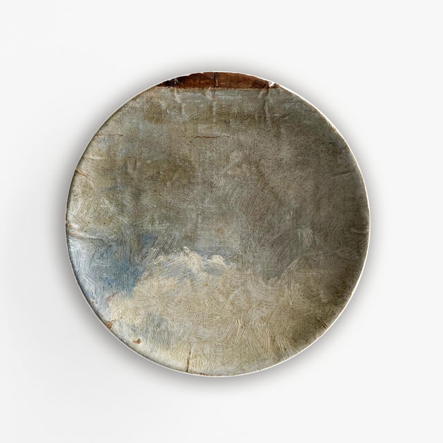 "Markermeer" Original Wall Art Composition of Decorative Plates Painting Installation - Set of 10 For Sale - Image 4 of 13