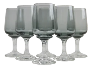 Vintage Danish Atlantic Snaps Glasses by Per Lütken for Holmegaard, 1960s, Set of 6