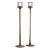 Pair of 1960s Modernist Tall Iron Candle Holders Designed by Jens Quistgaard for Dansk Denmark For Sale
