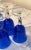Cobalt Blue, Twisted Stem Wine Glasses - Set of 5 For Sale - Image 10 of 11