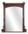 Antique English Oak Mirror with Carved Details, 1880 For Sale