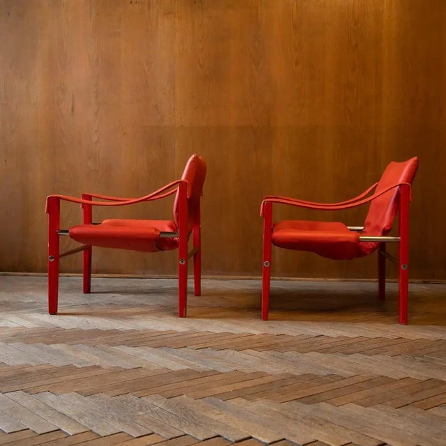 Safari Lounge Chairs by Maurice Burke, Set of 2 For Sale - Image 4 of 13