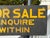 American Late 19th C. Metal Retail Sign - For Sale Inquire Within For Sale - Image 3 of 8