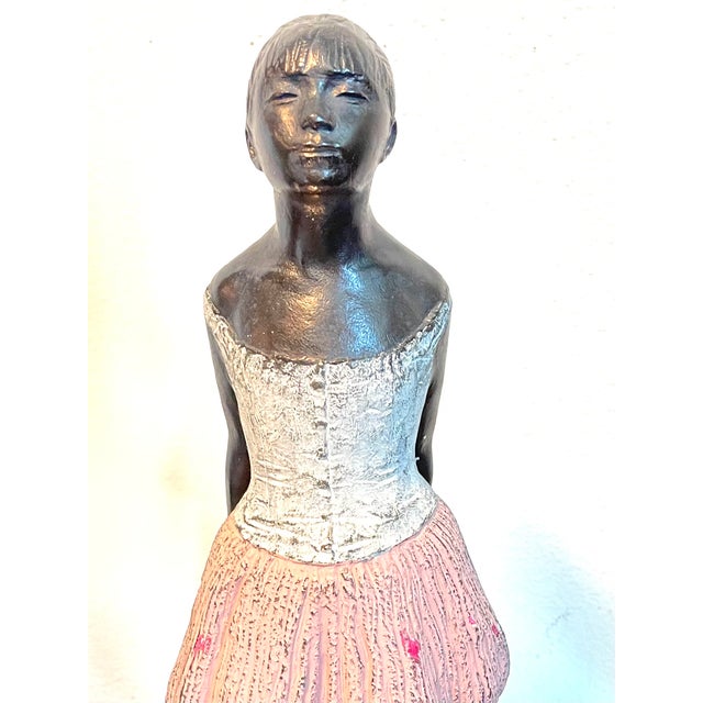 Contemporary 1980s S Eylanbekov Alva Museum Hand Painted Petite Danseuse Contemporary Bronze Sculpture For Sale - Image 3 of 14
