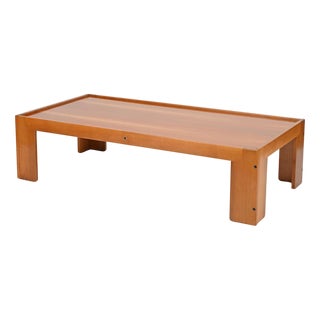 Large Coffee Table attributed to Afra and Tobia Scarpa for Cassina, Italy, 1960s For Sale