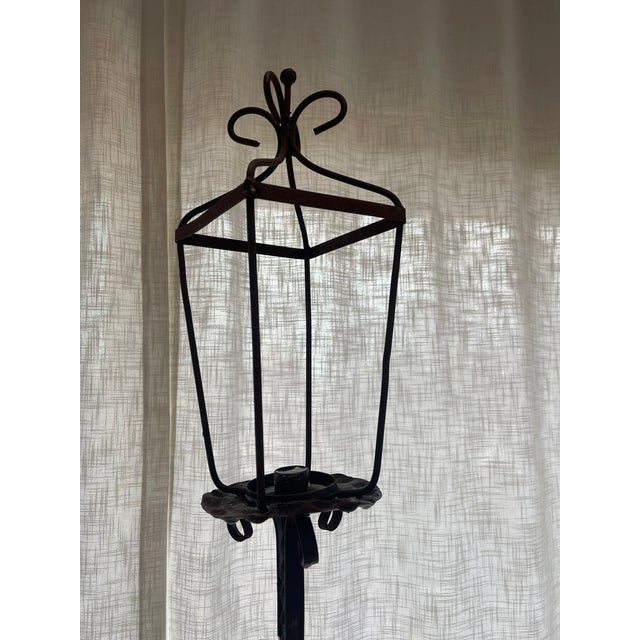 Early 20th Century American Torcheres in a Burnished Brown Steel For Sale In New York - Image 6 of 8