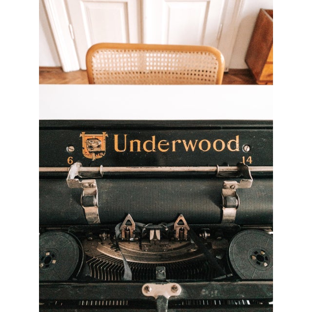 American No. 6 - 14 Qwertz Typewriter from Underwood Elliot Fisher Co., 1930s For Sale - Image 15 of 18