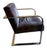 Modern 1990s Ralph Lauren Penthouse Modern Chrome and Suede Lounge Chairs For Sale - Image 3 of 9