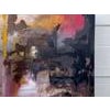 Black Yellow & Red Abstract Expressionist Painting by Leading Contemporary British Artist, Angela Wakefield Art measures...