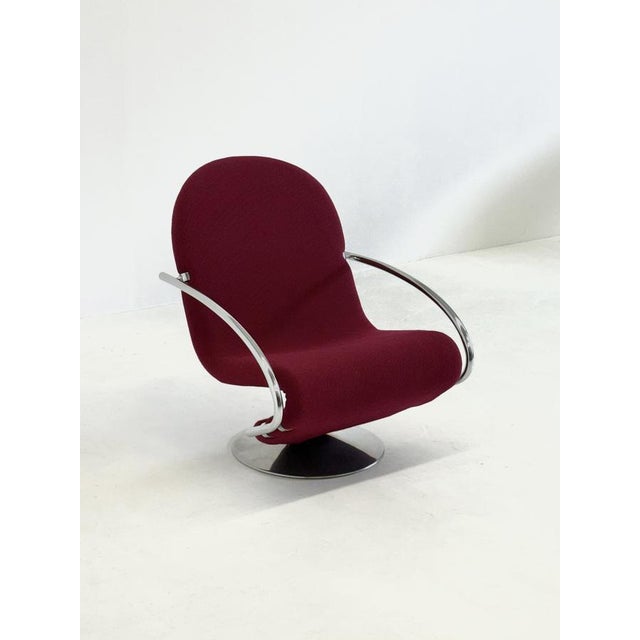 Fritz Hansen Vintage 123 Chair by Verner Panton for Fritz Hansen, 1970s For Sale - Image 4 of 16
