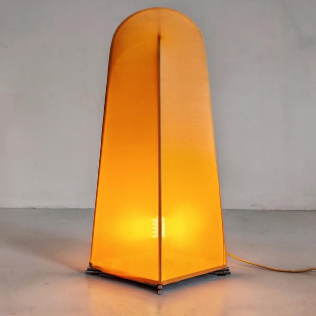 Kazuki Fabric Floor Lamp by K. Takahama for Sirrah, 1970s, in Flawless conditions. Designed 1970 to 1979 This piece is...
