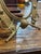 French Country Rare 19th Century Brass Equestrian Picture Frame- Horse Shoe, Helmet, Riding Crops For Sale - Image 3 of 12
