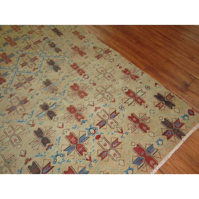 Mid-Century Modern Quirky Vintage Turkish Rug For Sale - Image 3 of 6