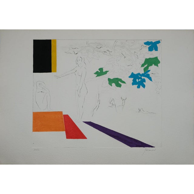 Paul Guiramand, Hommage à Matisse, Etching For Sale