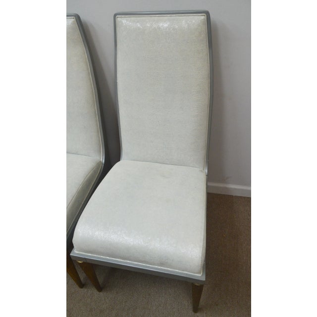 Modern Jean Louis Denoit for Baker Jasper Side Chairs - Set of 4 For Sale - Image 3 of 13