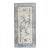 Antique White Blue Color Pictorial Chinese Oriental Rug - 3'1" x 5'8" For Sale
