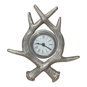 Antler Metal Clock by Hamilton Interiors