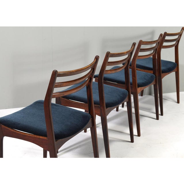Danish Chairs by J. Andersen, 1960s, Set of 4 For Sale - Image 12 of 18