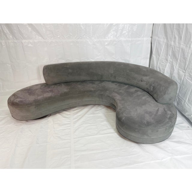 Gray Vladimir Kagan for Directional Serpentine Sofa, 1970s Modernist Design, Usa 1970 For Sale - Image 8 of 18