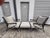 Salterini Pair of Italian Maurizio Tepestini Wrought Iron Chairs and Ottoman For Sale - Image 4 of 14