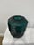 Emerald Green Faceted Murano Glass Vase For Sale In Miami - Image 6 of 7
