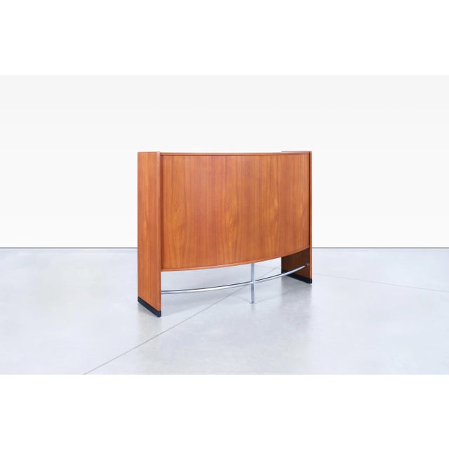 1960s Danish Teak "Boomerang" Dry Bar by Erik Buch for Dyrlund For Sale - Image 10 of 12