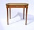 Vintage Baker Furniture French Louis XVI Style Walnut Accent Table Brass Gallery For Sale - Image 10 of 10