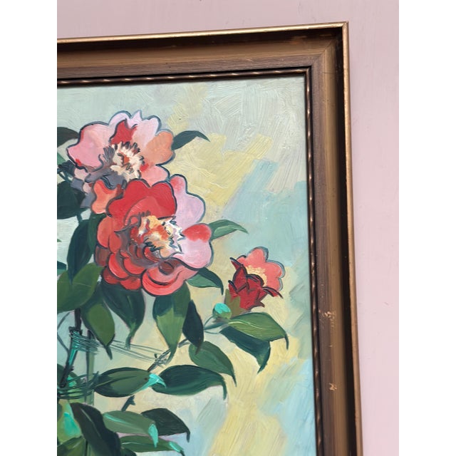 G. Källbom, Flower Motif in Pot, 1960s, Oil on Panel, Framed For Sale - Image 11 of 18