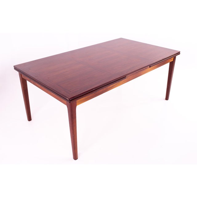 Skovby Rosewood Mid Century Hidden Leaf 12 Person Dining ...