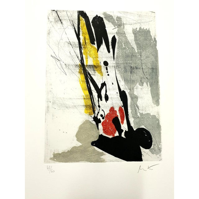 Gray Jean Miotte - Abstract Composition - Etching 1994 For Sale - Image 8 of 8