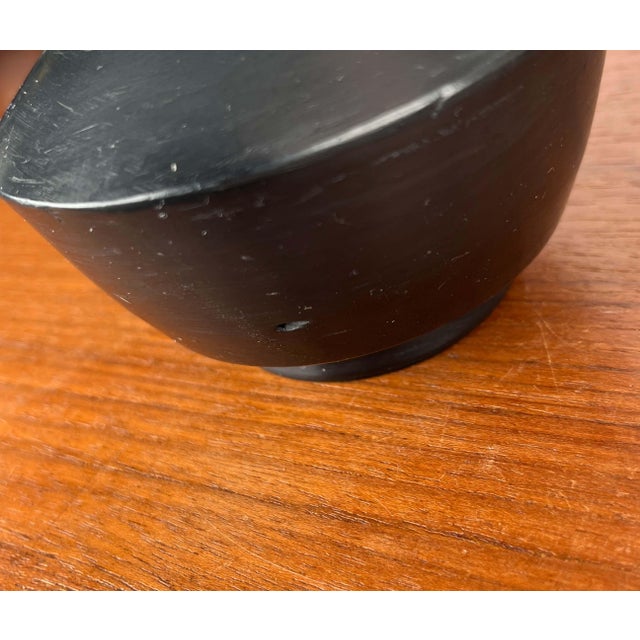 Mid-Century Modern Studio Pottery Barro Negro Vase from Lama Oaxaca, Mexico, 1960s For Sale - Image 9 of 15