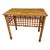1970s Vintage Mcm Bamboo Side Table For Sale