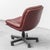 Office Chair in Burgundy Leather, 1970s For Sale - Image 4 of 9