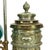 Late 19th Century Late 19th Century Victorian Silvered Cornucopia Student Lamp With Emerald Shade For Sale - Image 5 of 12