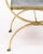 1940s French Art Deco Period Brass and Mirrored Curule Table, Circa 1940 For Sale - Image 5 of 9